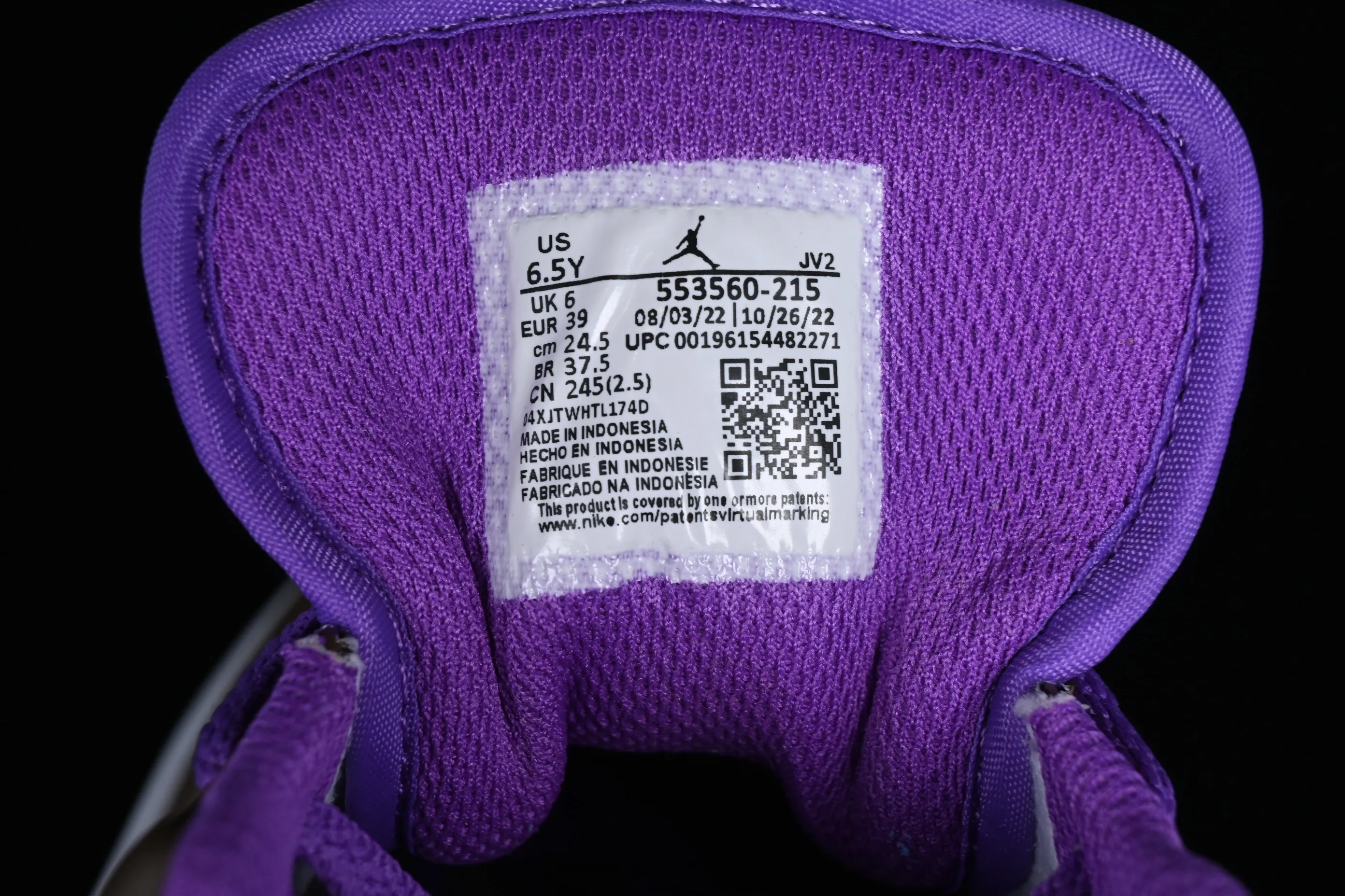All categories Air Jordan Jordan series basketball shoes Air Jordan 1 Low Z version Air Jordan 1 Low "Palomino" AJ1 Joe 1 Mocha Purple Low-top cultural basketball shoes 553560-215